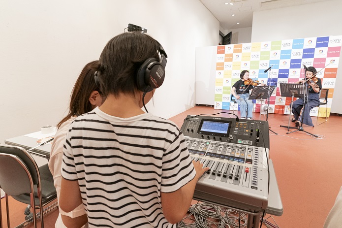 都響メンバーの演奏でテレビ番組制作を体験しよう「TOKYOMXブース」